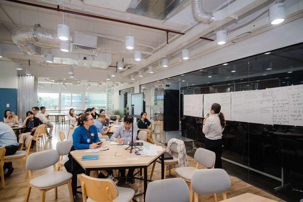 Thảo luận nhóm buổi chiều về khung hợp tác. Nguồn ảnh: WSVN.